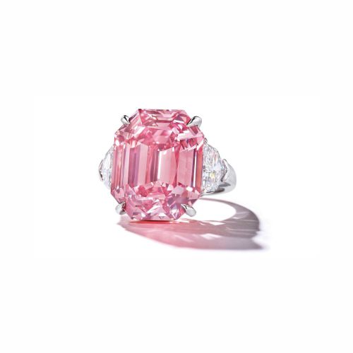 Anel de Diamante Rosa Preço